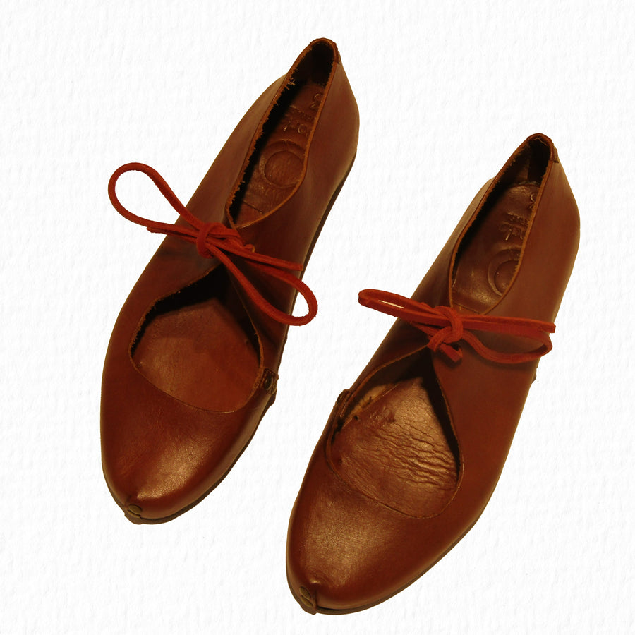 Red - Leather Lace
