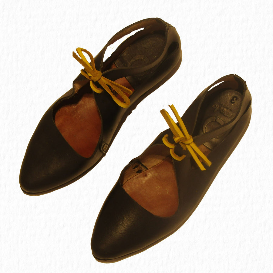 Yellow - Leather Lace