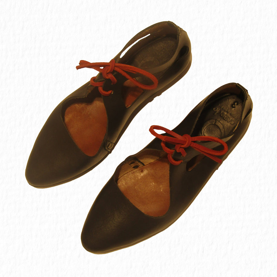 Red - Leather Lace